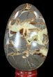 Calcite Crystal Filled Septarian Geode Egg - Utah #60576-2